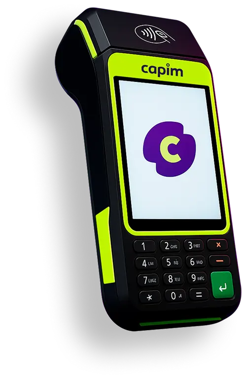 Maquininha de pagamento Capim